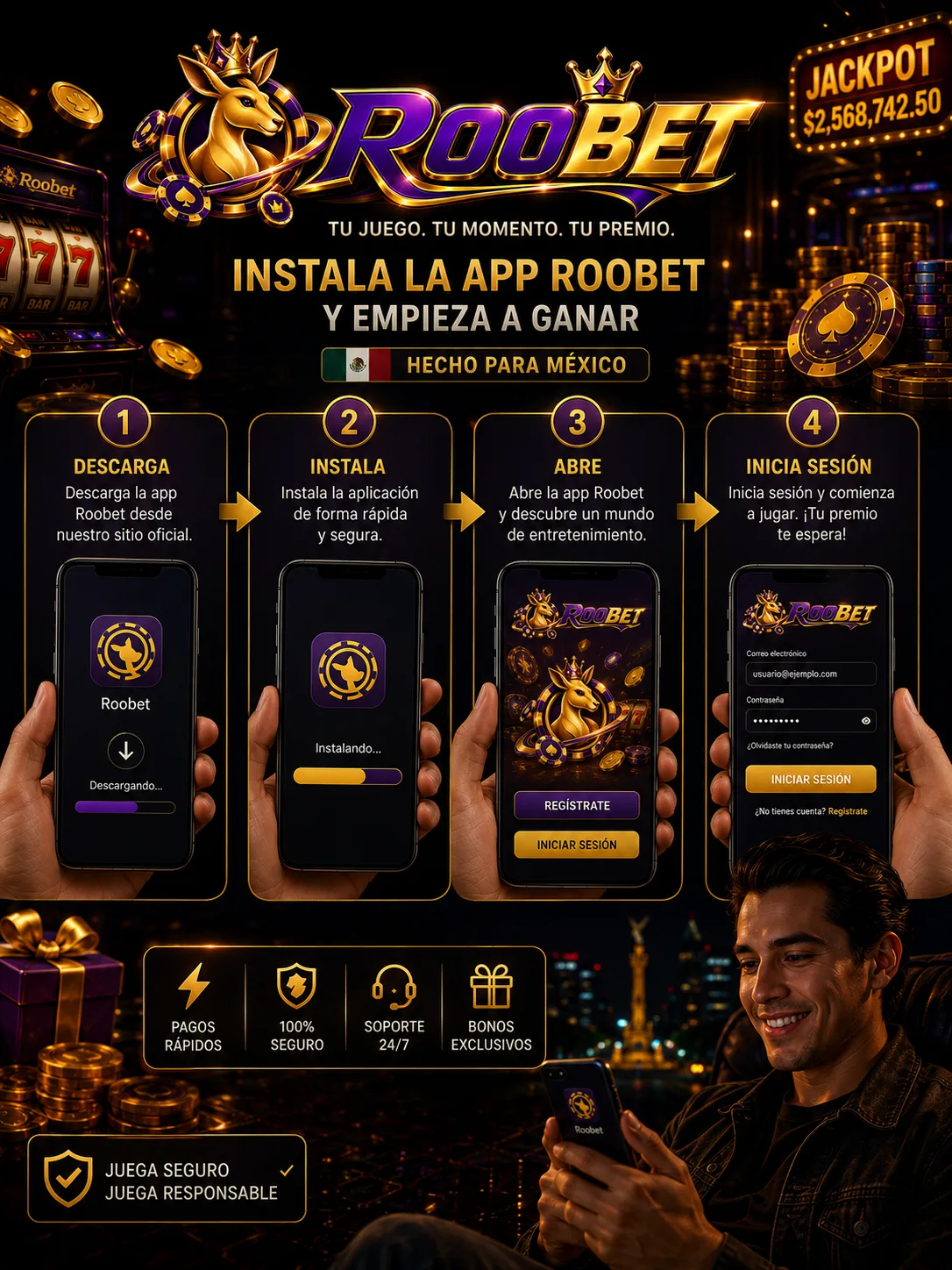 Instalación de la app en celular