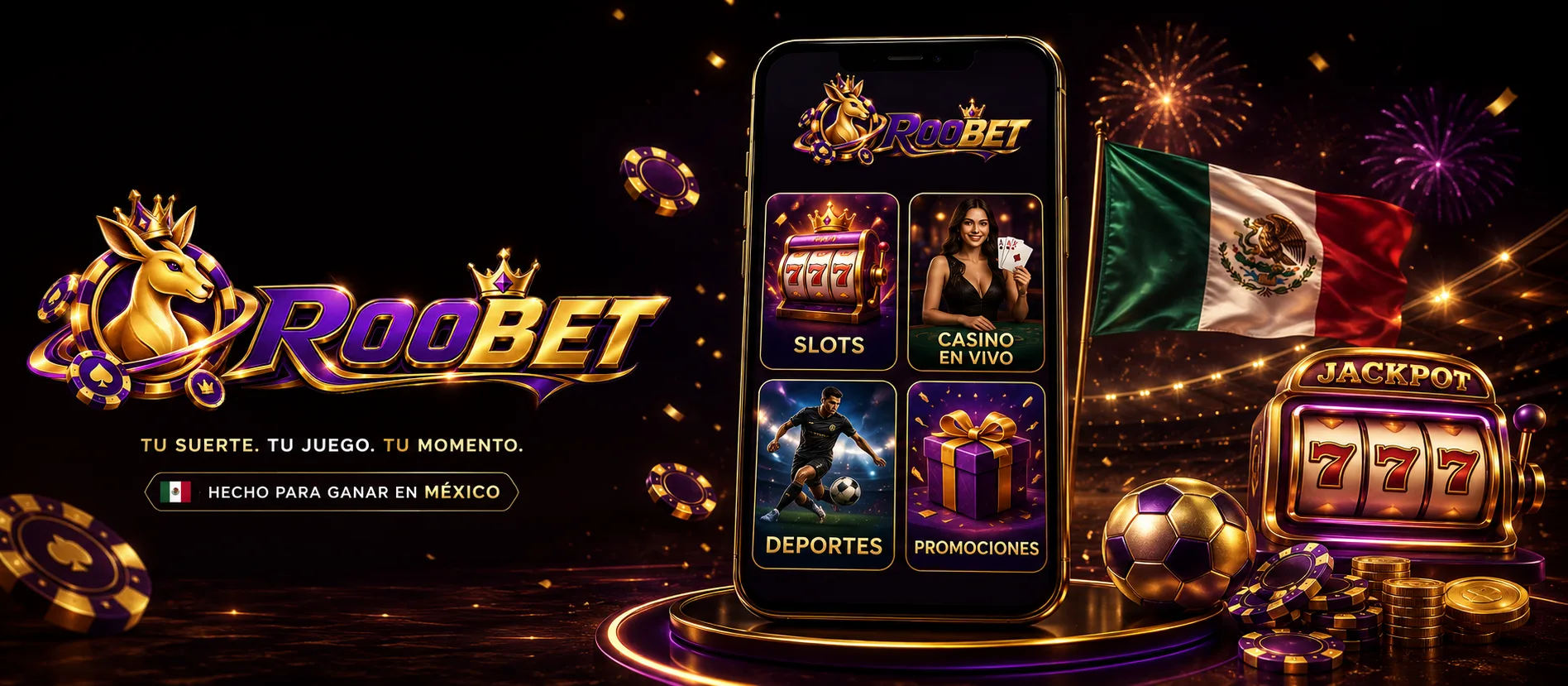 Panel móvil de juegos y eventos