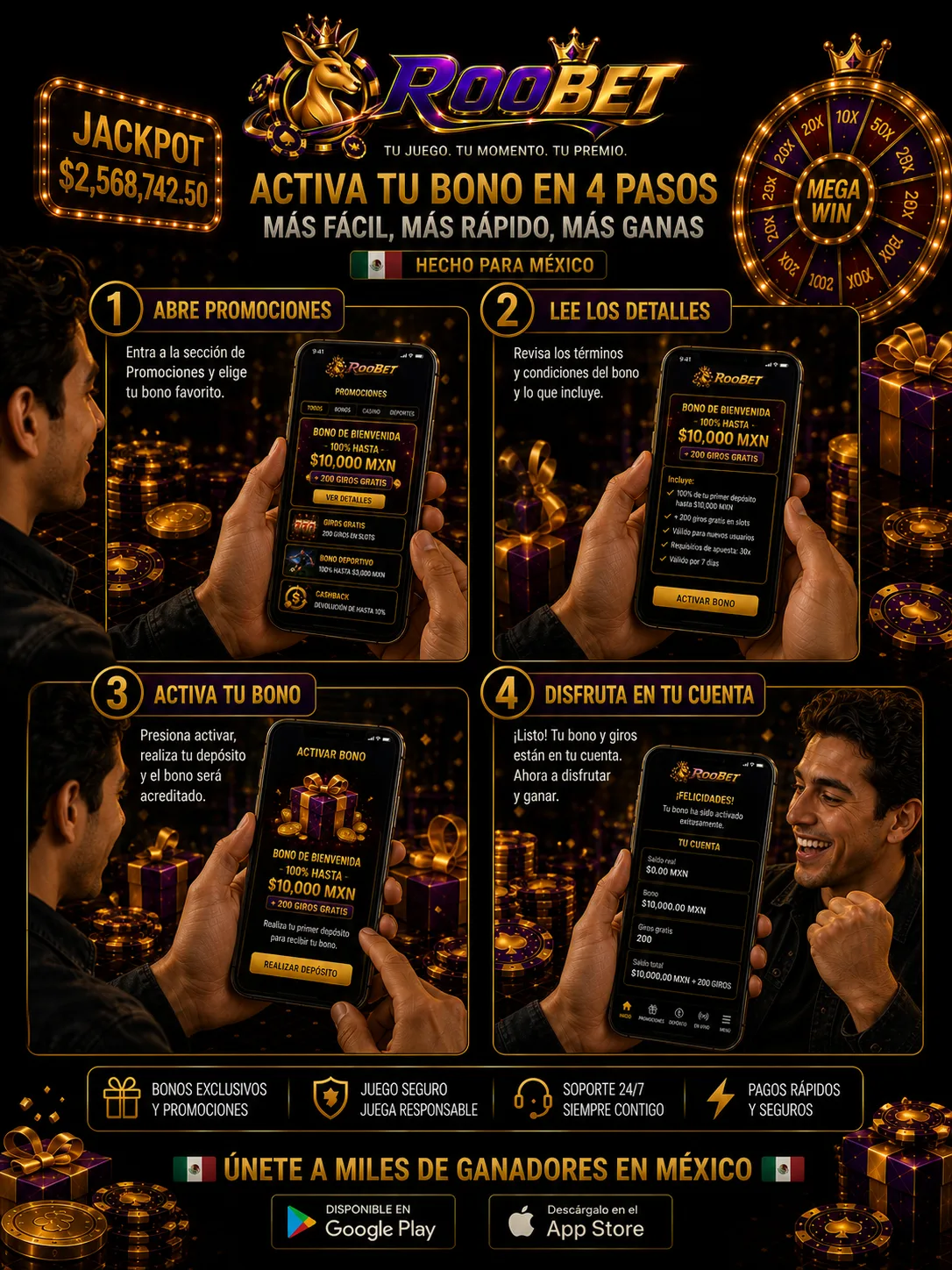 Activación de una promoción paso a paso